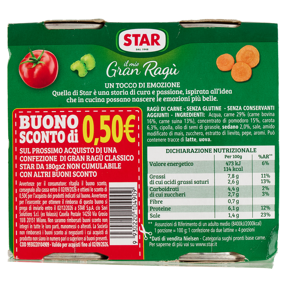 Il Mio Gran Ragu' Classico 2x180g Star - Foto 3