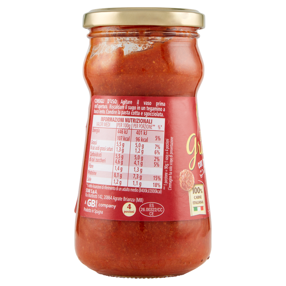 Il Mio Gran Ragu' Con Polpette Di Salsiccia Star - Foto 2