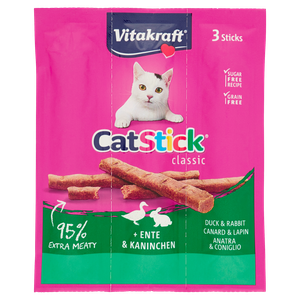 Stick Mini Anatra E Coniglio Per Gatto Vitakraft - Foto 1