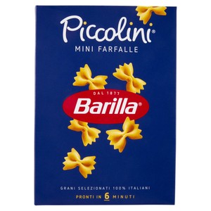 Pasta Mini Farfalle Piccolini 100% Grano Italiano Barilla - Foto 1