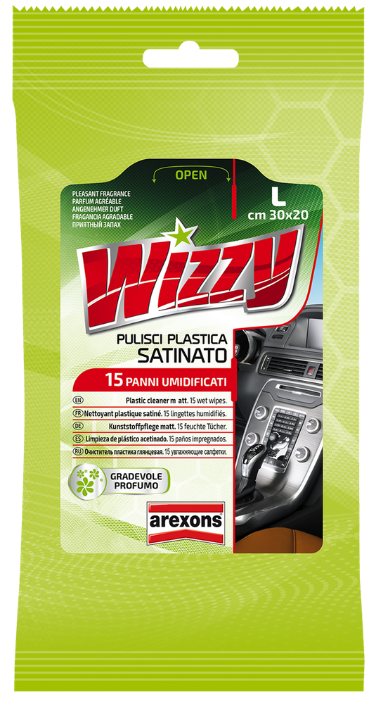Panno Pulisci Plastica Satinato Wizzy - Foto 1