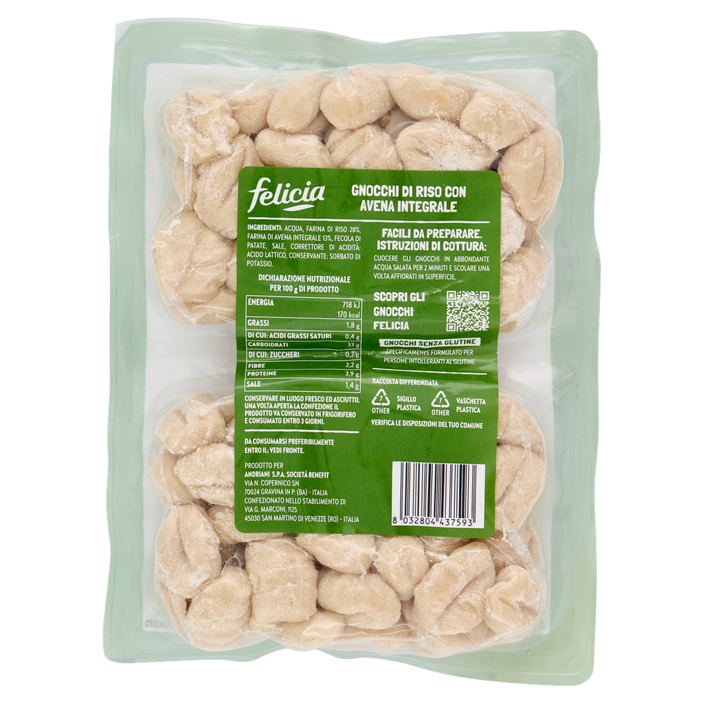 Gnocchi Di Riso Con Avena Integrale Felicia - Foto 3
