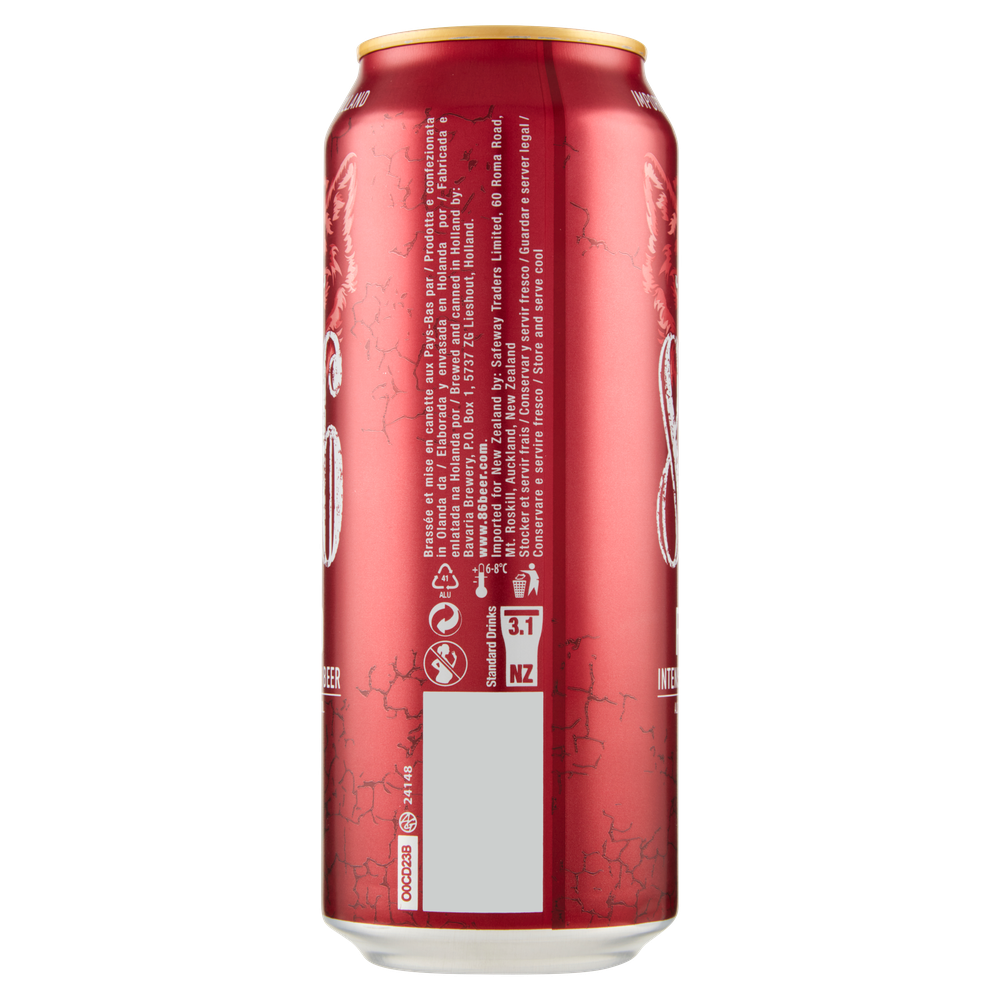 Birra 8.6 Red Lattina