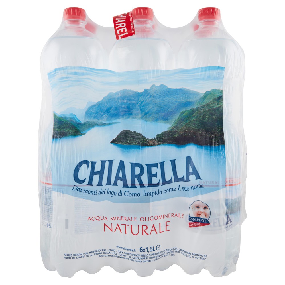 Acqua Naturale Chiarella 6x1,5l - Foto 1