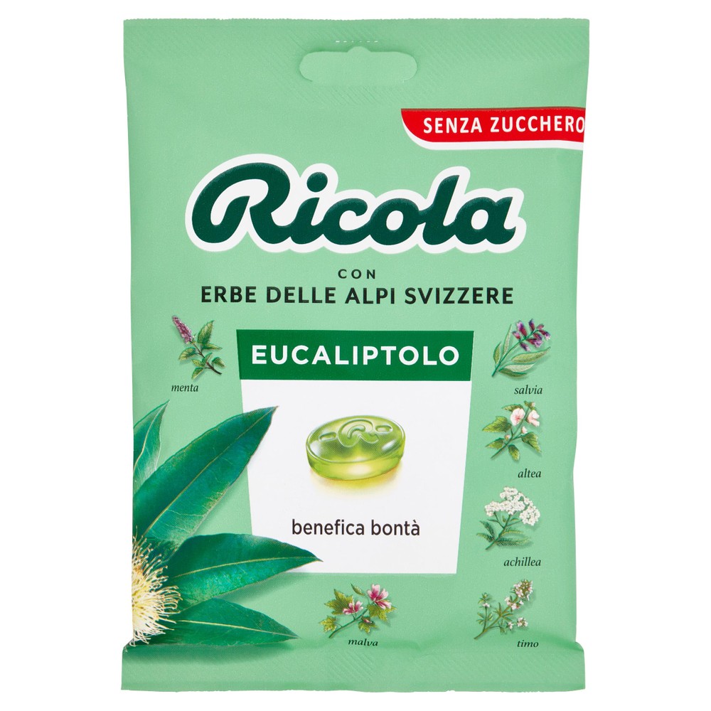 Caramelle Alle Erbe Senza Zucchero Eucaliptolo Ricola - Foto 1