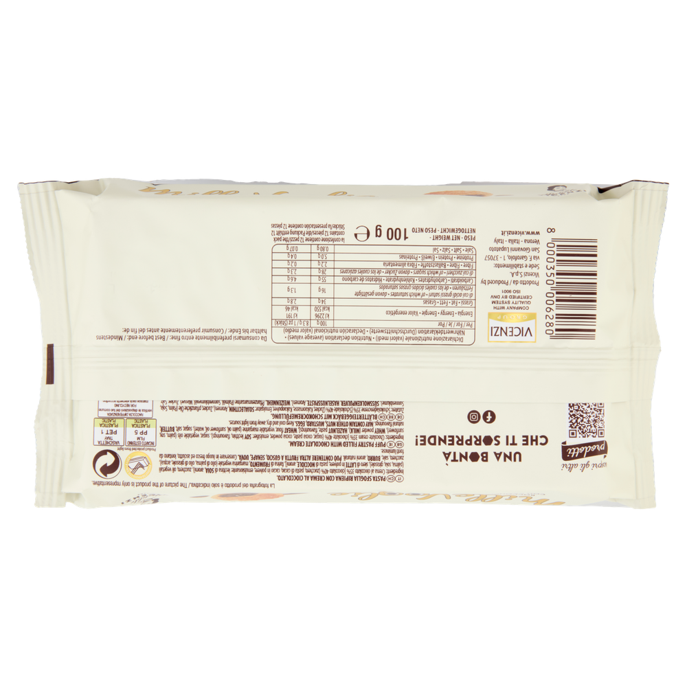 Bocconcini Crema Cacao Vicenzi - Foto 3