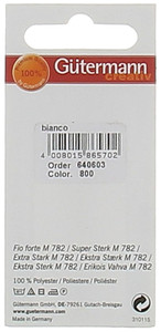 Filo Ultra Forte Colore 800 Bianco Mt.100 Gutermann - Foto 2