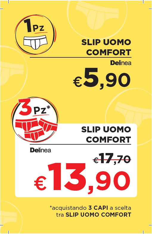 Slip Uomo Costina 4 Bianco Delinea - Foto 2