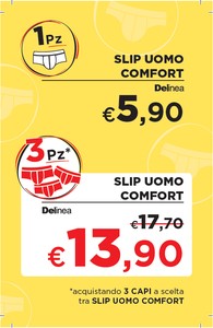 Slip Uomo Costina 4 Bianco Delinea - Foto 2