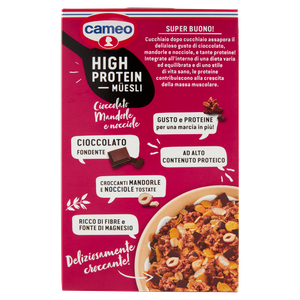 Muesli High Protein Cioccolato Mandorle E Nocciole Cameo - Foto 3