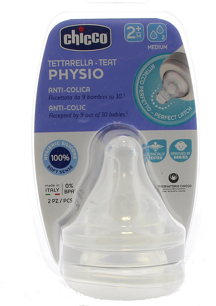 Tettarella In Silicone Flusso Medio 2 Mesi + Chicco - Foto 1