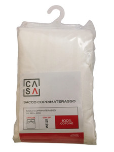 Sacco Coprimaterasso Fasciato Con Zip 2piazze Cm180x200 Casa - Foto 1