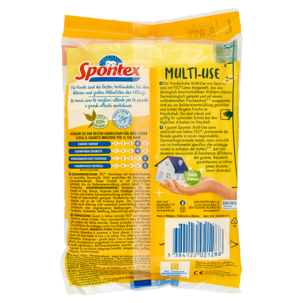 Guanti Felpati In Lattice Milleusi Spontex - Foto 3