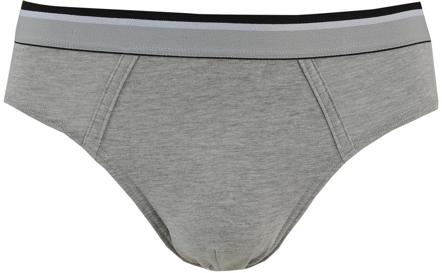 Slip Uomo Elastico Parlato Con Riga S Grigio Melange Delinea - Foto 1