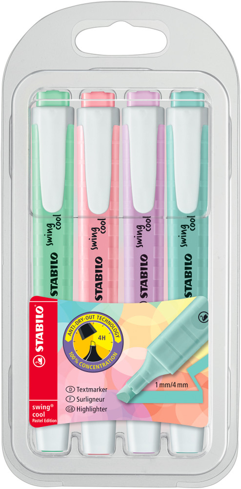 Evidenziatori Swing Cool Pastel Stabilo - Foto 1