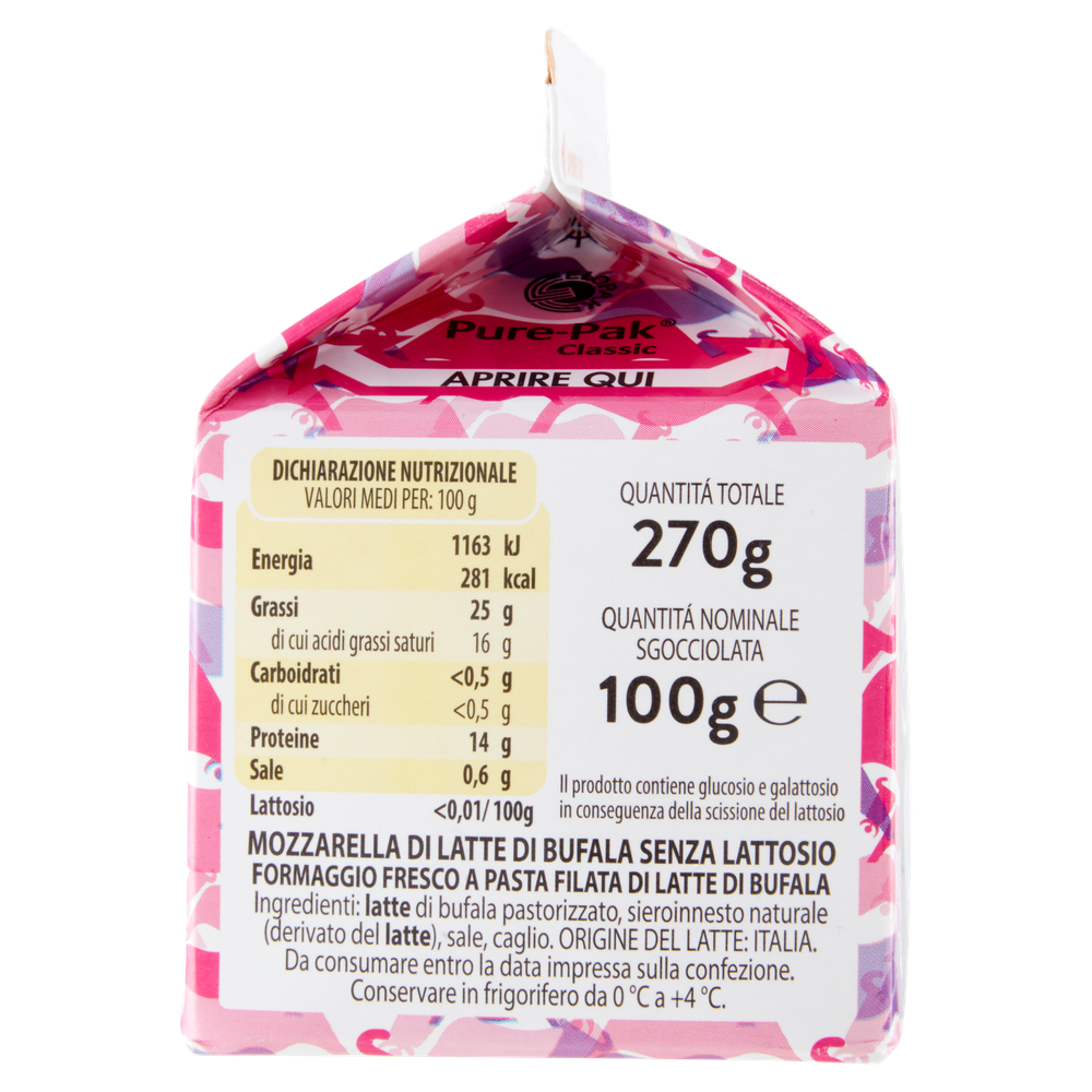 Mozzarella Di Bufala Senza Lattosio Mandara - Foto 2