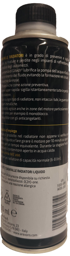 Turafalle Liquido Per Radiatori 300ml Arexons - Foto 2