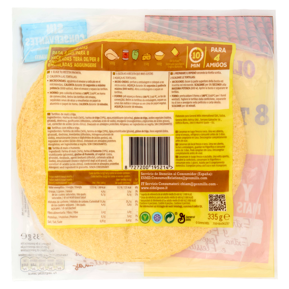 Tortillas Di Mais E Frumento Old El Paso - Foto 3