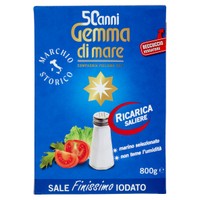 Sale Iodato Finissimo Ricarica Saliere Gemma Di Mare , conf . da Gr . 800 Sale Iodato Finissimo Ricarica Saliere Gemma Di Mare , conf . da Gr . 800