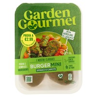 product.preview.arialabel Burger Mini Spinaci E Carote Garden Gourmet