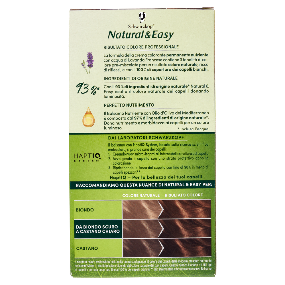 Colorazione Capelli 565 Castano Chiaro Dorato Naturale Natural & Easy - Foto 3