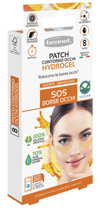 Patch Borse Occhi Hydrogel Depuff Mango Arancia Bennet - Foto 1