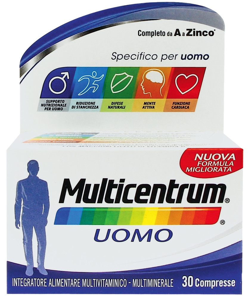 Multivitaminico Completo Vitamina B Magnesio Uomo Multicentrum