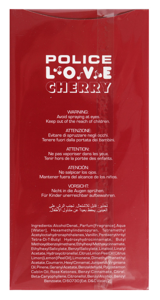 Eau De Toilette Vapo Love Cherry For Woman Police - Foto 3