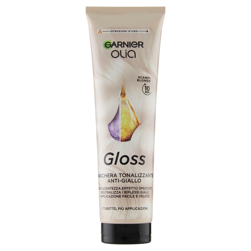 Garnier Olia Gloss Maschera Tonalizzante Anti-Giallo Scandi Blonde - Foto 1