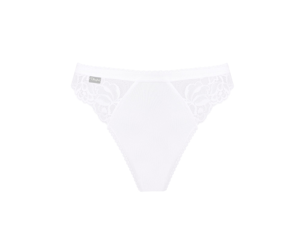 Slip Donna Sgambato Con Pizzo S Bianco Playtex