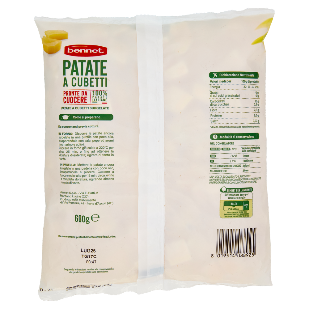 Patate A Cubetti Bennet - Foto 3