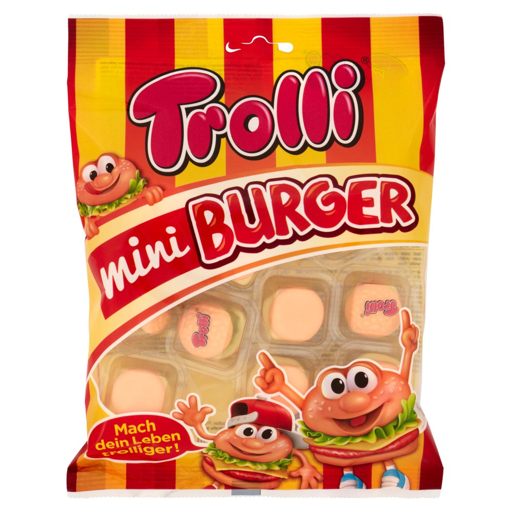 Caramelle Gommose Mini Burger 10x10g Trolli - Foto 1