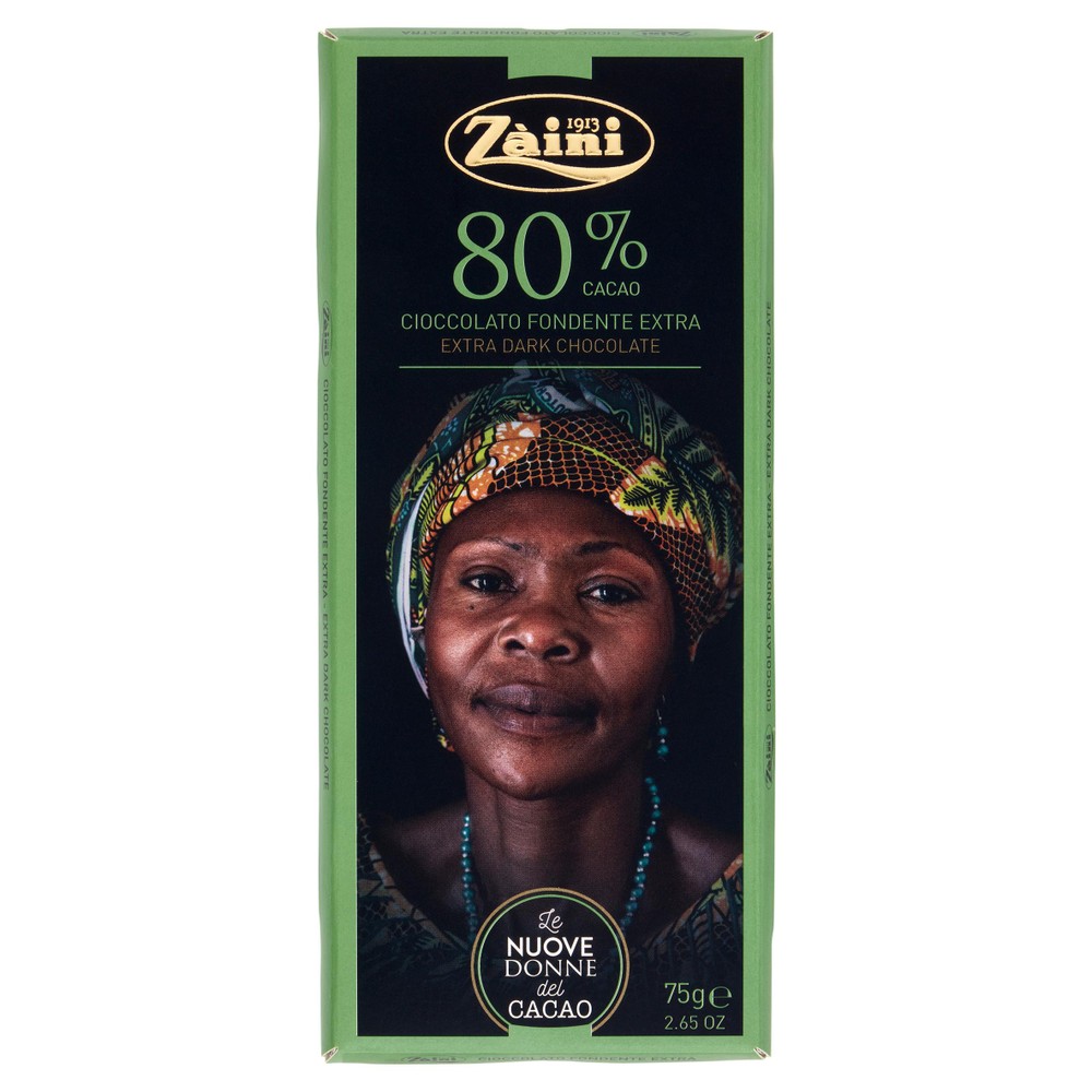 Tavoletta Cioccolato Fondente Extra 80% Le Nuove Donne Del Cacao Zaini - Foto 1
