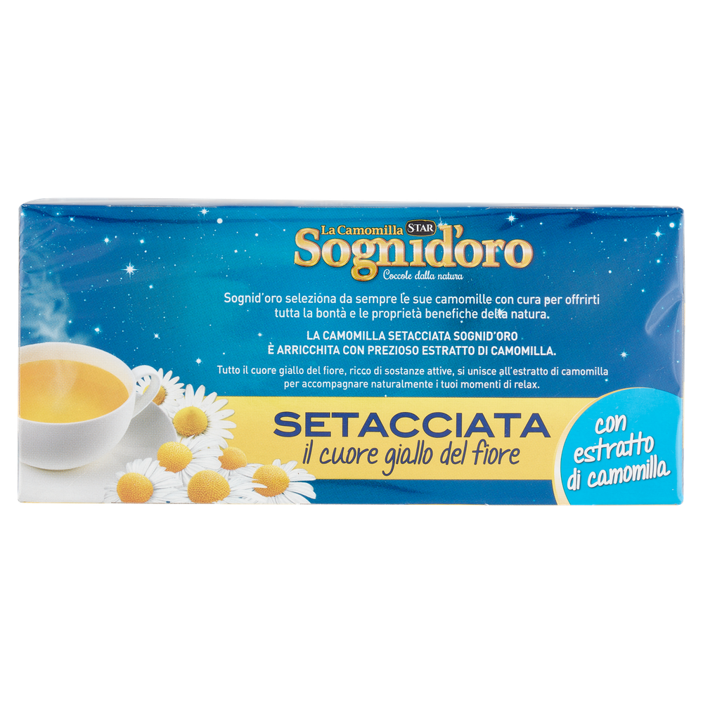 Camomilla Setacciata Estratto Naturale In Filtri 22x1,4g Sogni D'oro - Foto 3