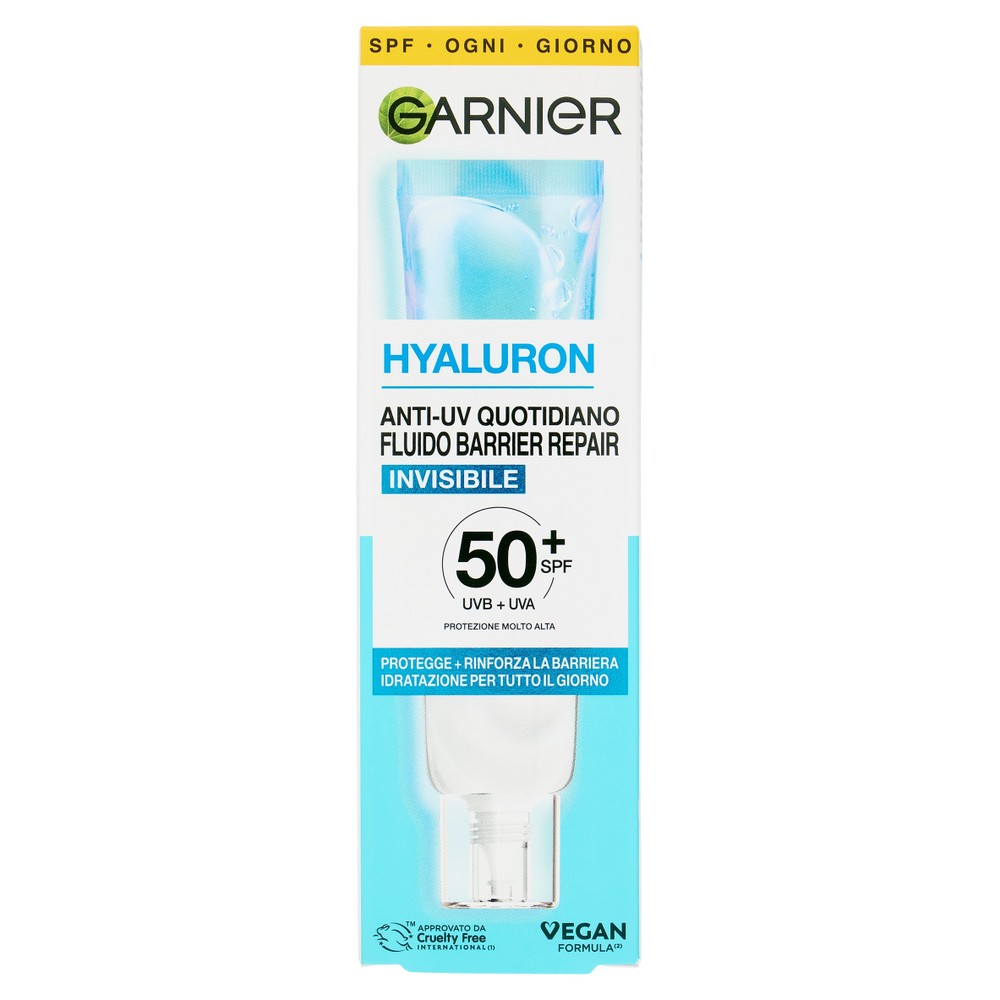 Fluido Hyaluron Anti Uv Quotidiano Invisibile 50+ Garnier - Foto 1