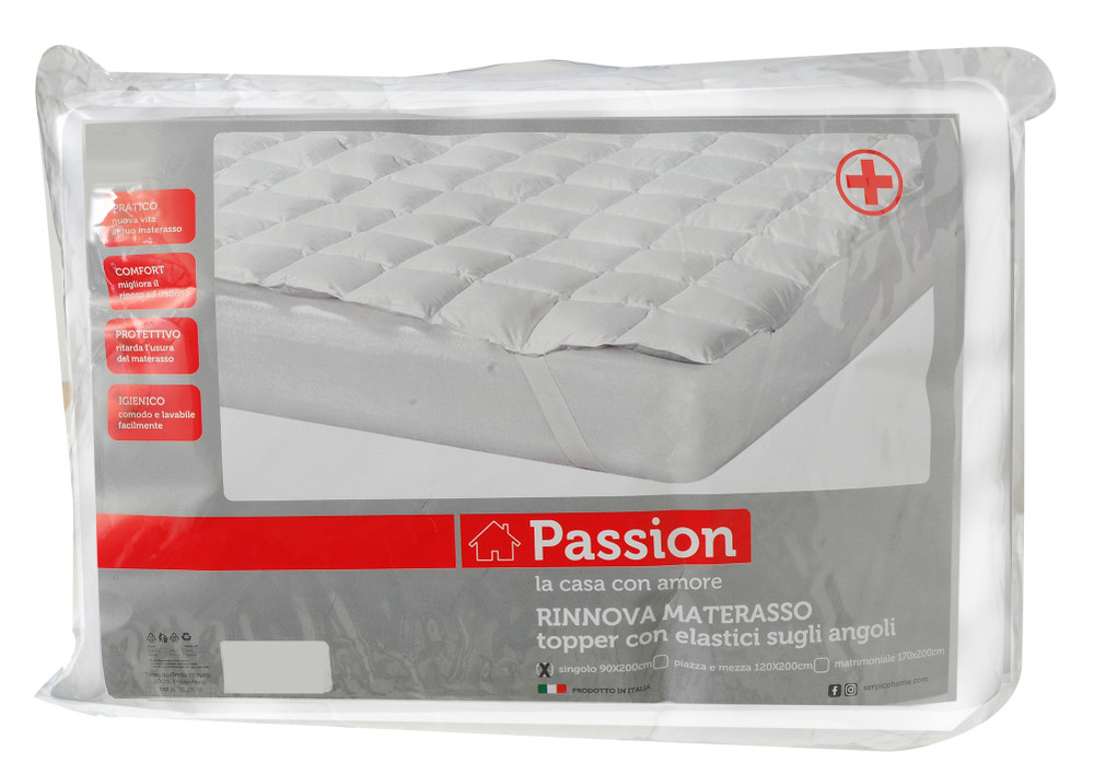 Topper Microfibra 100% Poliestere 1 Piazza Cm90x200 - Foto 1