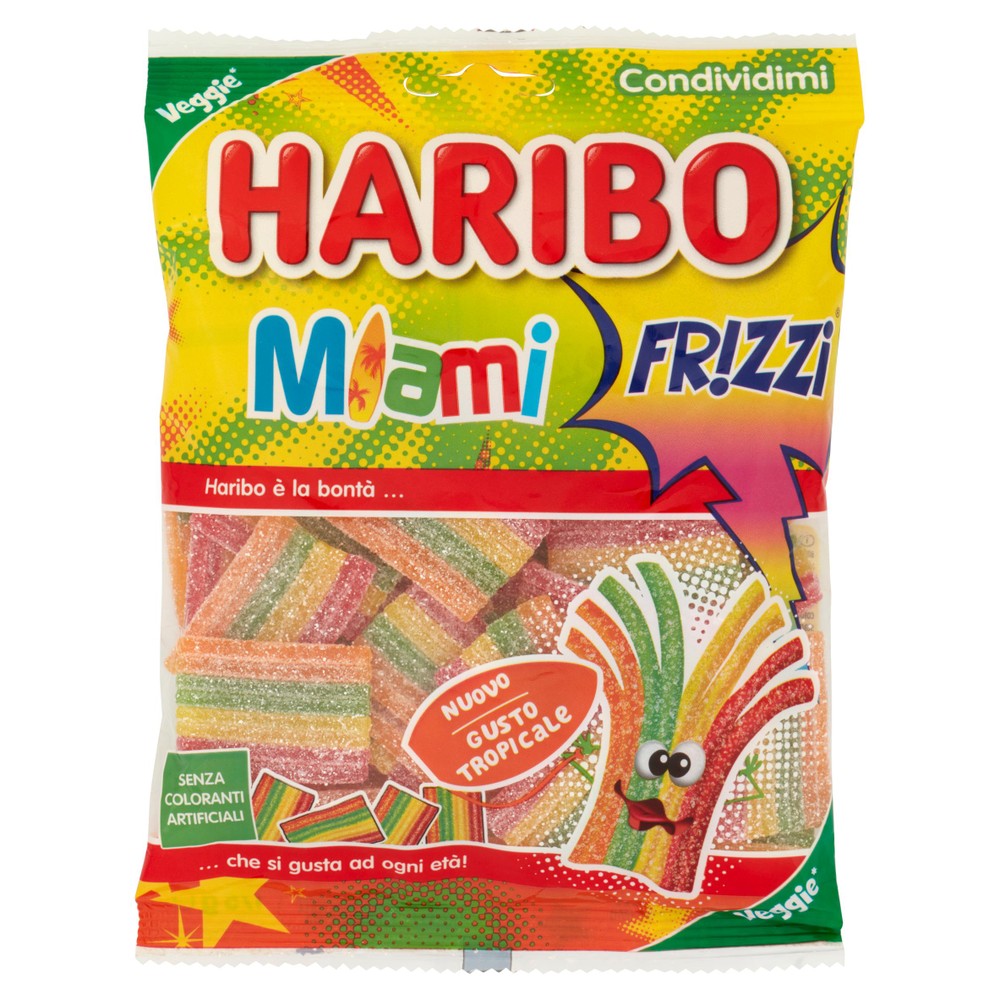 Caramelle Gommose Miami Frizzi Haribo - Foto 1