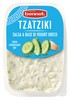 Filetto di Salmone con Pomodorini e Salsa Tzatziki