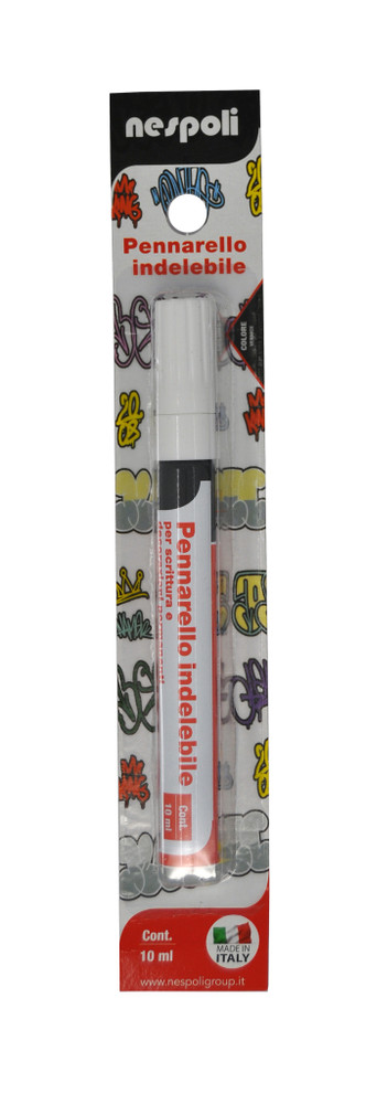 Pennarello Paint Indelebile A Vernice Solvente Argento Nespoli - Foto 1