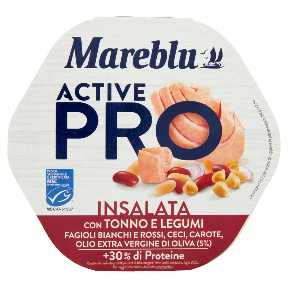 Insalata Active Con Tonno E Legumi Mareblu - Foto 1