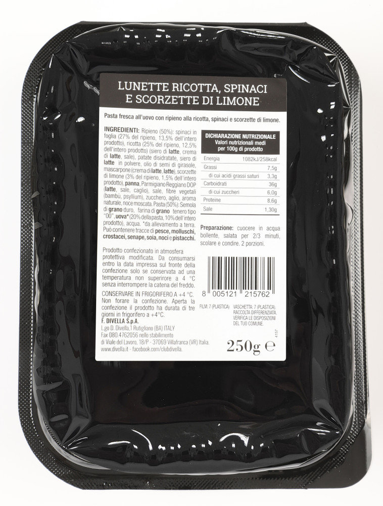 Lunette Ricotta E Spinaci Divella - Foto 2