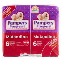 Pampers Progressi Mutandino XL Pampers Progressi Mutandino XL