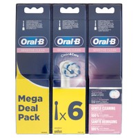 Testine Ricambio Spazzolino Elettrico Sensitive Clean Oral-B, 6 Pezzi Testine Ricambio Spazzolino Elettrico Sensitive Clean Oral-B, 6 Pezzi