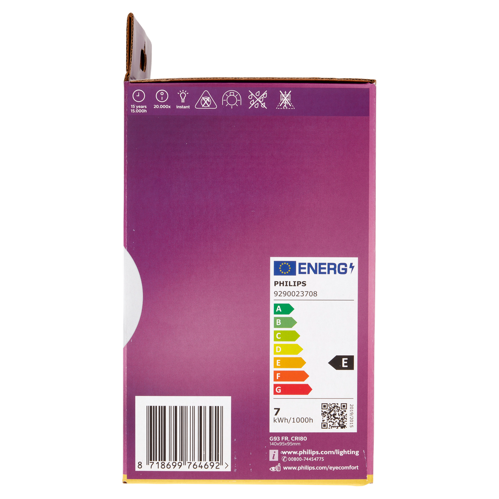 Lampadina A Led Globo 60w Attacco E27 Luce Calda Philips - Foto 2