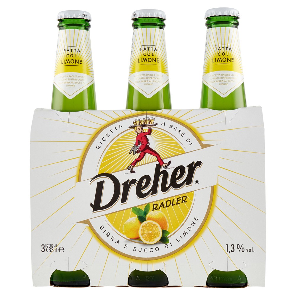 Birra Dreher Radler Limone 3x33cl - Foto 1