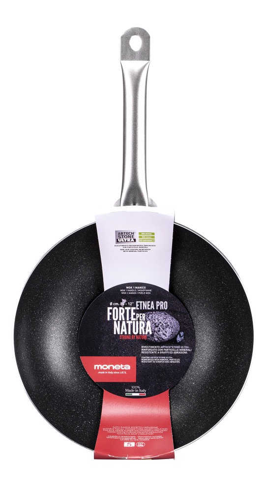 Wok 1 Manico 30 Cm Etnea XL Moneta - Foto 1