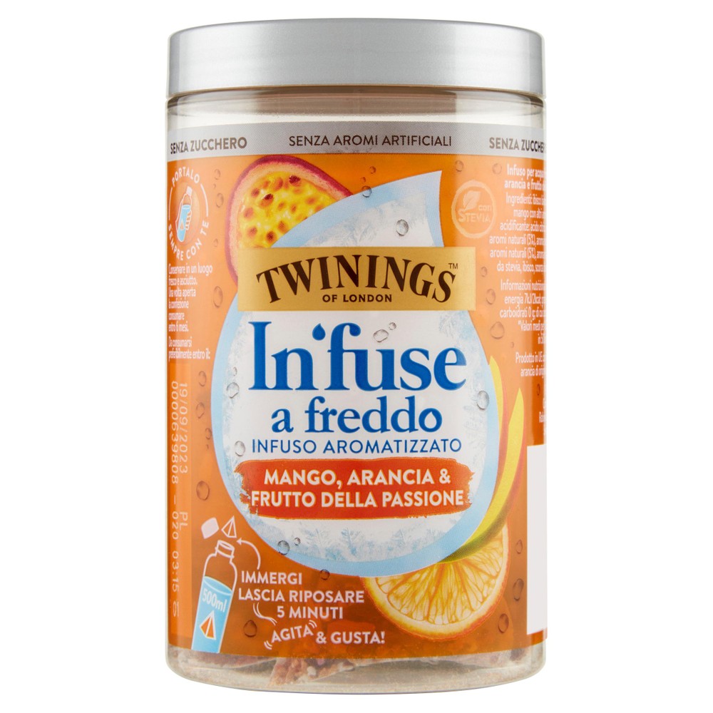 Infuso A Freddo Aromatizzato Mango, Arancia E Frutto Passione Infuse - Foto 1
