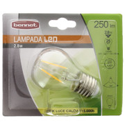 Lampadina A Sfera A Filamento Led 2 , 2 w E 27 Bennet Lampadina A Sfera A Filamento Led 2 , 2 w E 27 Bennet
