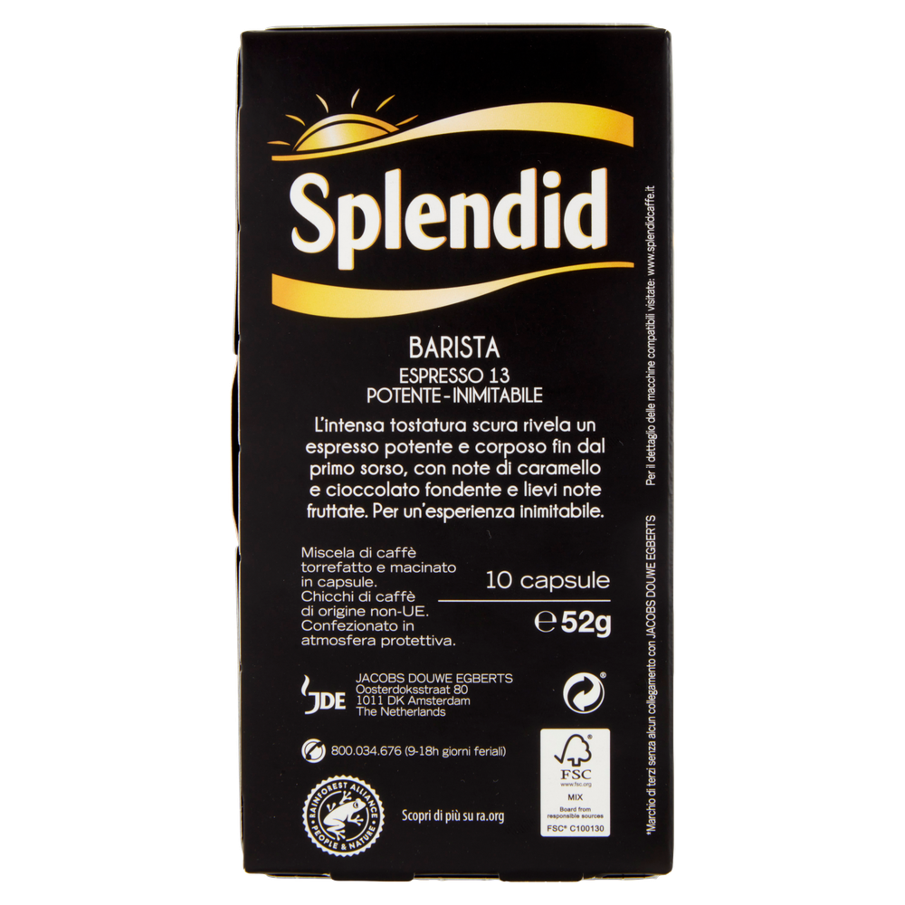 Caffè Barista Capsule Compatibili Con Nespresso 10pz Splendid - Foto 3