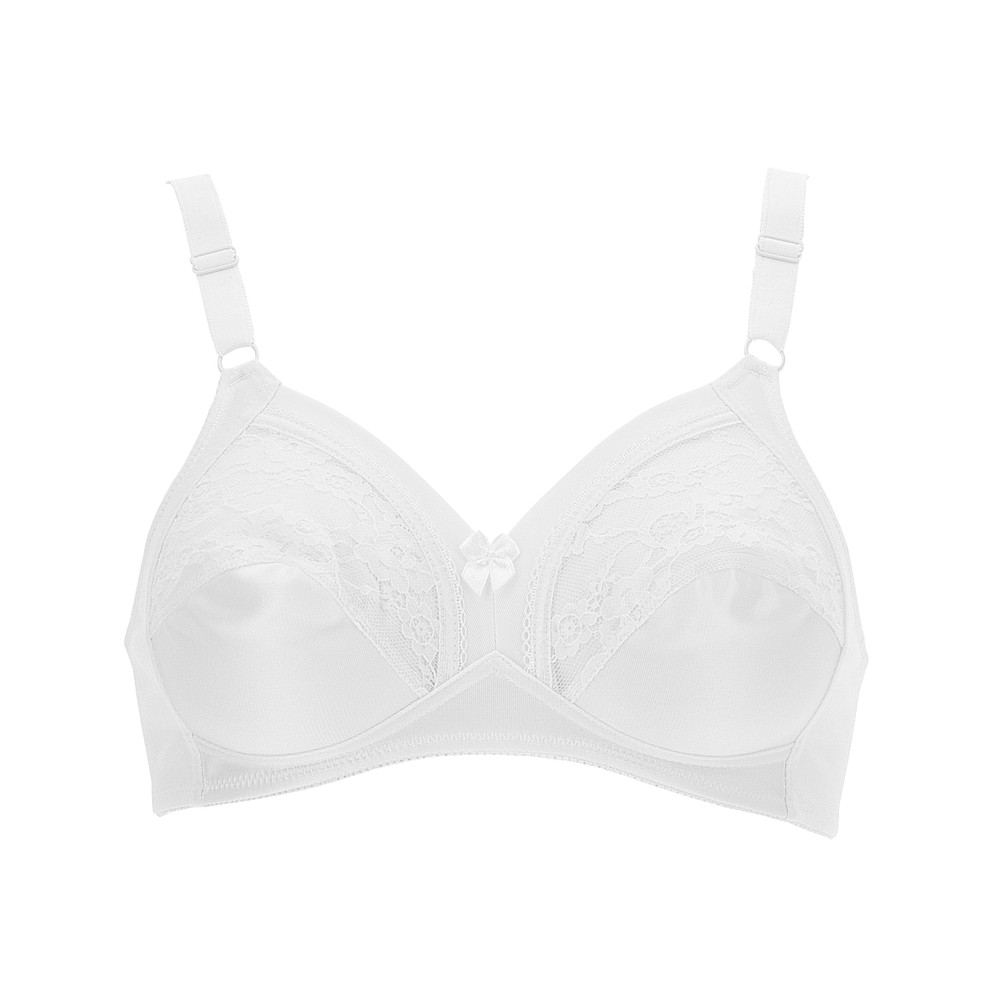 Reggiseno Senza Ferretto Coppe In Pizzo 7 Bianco Lepel - Foto 1